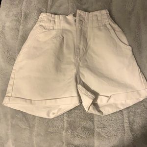 Zara white shorts